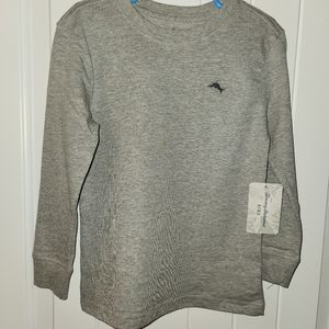 BOY GREY LONG SLEEVE TEE (TOMMY BAHAMA)  NWT. Sz..16